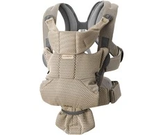 BabyBjorn Move 3D Mesh - kvėpuojanti nešynė kūdikiui | Pilka smėlio spalvos