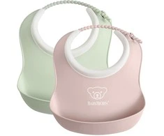 BabyBjorn - seilinukai, 2 vnt. rinkinys | Žalia/Pudro rožinė