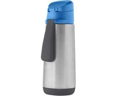B.BOX BB500905 terminis buteliukas su sportiniu kandikliu 500ml mėlynas skalūnas