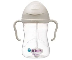 B.BOX BB200246 Vandens butelis su šiaudeliu 240 ml latte
