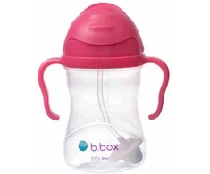 B.BOX BB00502 Vandens butelis su šiaudeliu 240 ml aviečių