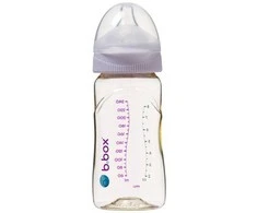 B.BOX BB00754 BABY maitinimo buteliukas su žinduku, pagamintas iš PPSU 240 ml bijūno