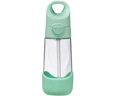 B.BOX BB00882 Tritan buteliukas su šiaudeliu 450 ml Šaltmėtė