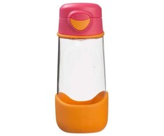 B.BOX - 450 ml braškių kokteilis iš tritano sportinio buteliuko