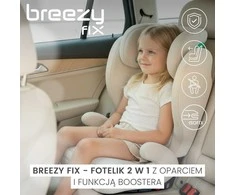 Automobilinė kėdutė Caretero BREEZY FIX 15-36 kg, Juodas