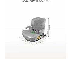 Caretero Irbis - sėdynės paaukštinimas, 125-150 cm | Juodas