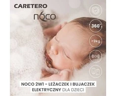 Caretero Noco - elektrinis šokintuvas ir rokeris 2in1 | Smėlio spalvos