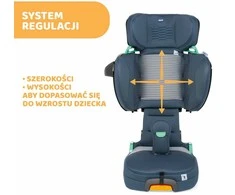 Chicco Fold&amp;Go i-Size - fotelik automobilinis 100-150 cm | Juodas