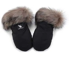 Cottonmoose Handmuff - pirštinės, vežimėlio užvalkalai | Juoda