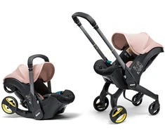 Automobilinė kėdutė - vežimėlis Doona i, 0-13 kg, Blush Rožinė