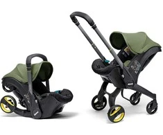 Automobilinė kėdutė - vežimėlis Doona i, 0-13 kg, Desert Žalias