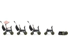 Doona Liki Trike S3 5-in-1 - Sulankstomas triratis | Rožinis