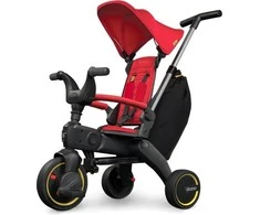 Doona Liki Trike S3 5in1 Sulankstomas triratukas dviratukas - Juodas/raudonas
