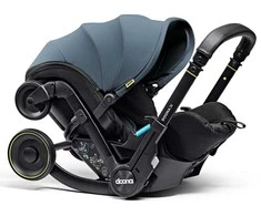 Mėlyna Automobilinė kėdutė - vežimėlis Doona X, 0-13 kg, Ocean Mėlyna