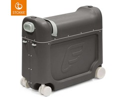 Kelioninis Stokke JetKids BedBox – vaikiškas lagaminas su lovos funkcija | Midnight Pilkas