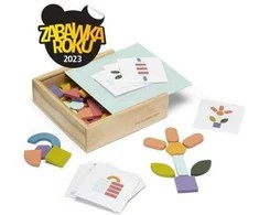 Kids Concept Vaikiška koncepcija – medinė dėlionė/mozaikinė dėlionė | Daugiaspalvis (VAIKŲ PAGRINDAS)