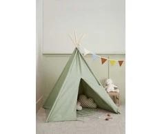 Kids Concept Vaiko koncepcija – Palapinė Tipi | Šviesiai žalia (VAIKŲ PAGRINDAS)