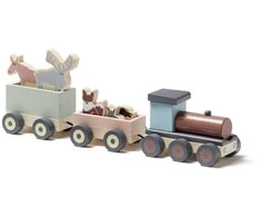 Kids Concept Vaiko koncepcija – traukinys su gyvūnais | Daugiaspalvis (EDVIN)