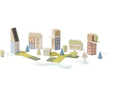 Usorteret Kid's Concept – blokelių rinkinys miestams statyti | Daugiaspalvis (AIDEN)