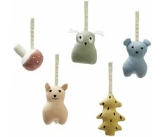 Kid's Concept - Woodland lavinamieji kilimėlių žaislai 5 vnt | Daugiaspalvis (EDVIN)