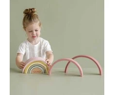 Little Dutch Rožinė sudedama vaivorykštė