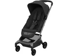 Maxi Cosi Fame Cabin - lekka spacerówka, kompaktowy wózek dziecięcy do samolotu | Onyx Juodas