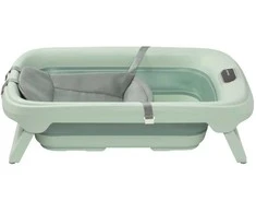 Maxi-Cosi Indigo Plus - składana, kompaktowa wanienka niemowlęca su termometrem | Sage Žalias