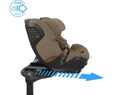 Maxi Cosi Pearl XL Slide PRO - sukamasis, wysuwany fotelik automobilinis 61-150 cm, siedzisko | Authentic Truffle