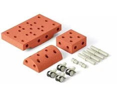 Modu Curiosity Blocks 4in1 – dideli, kūrybingi blokeliai iš EVA putų | Degintas apelsinas
