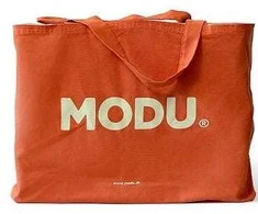 MODU - blokelių transportavimo krepšys | Deganti oranžinė/dulkėta žalia