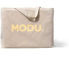 MODU - Konstrukcinių kaladėlių transportavimo krepšys | Smėlio pilka / medaus geltona