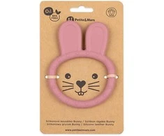 Petite&amp;Mars Bunny - zuikio formos silikoninis dantukas | DustyRose