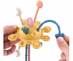 Petite&amp;Mars Crazy Planet - sensorinis žaislas vaikams 10m+ | Intensyvi ochra