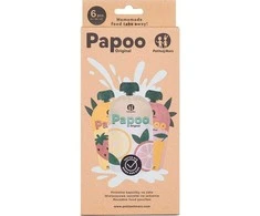 Petite&amp;Mars Papoo Original - daugkartiniai maisto maišeliai, 6 vnt | Vaisius