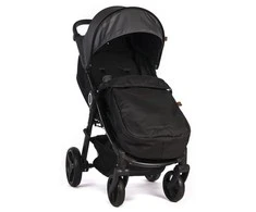 Petite&amp;Mars Petite &amp; Mars Footmuff - Gatvės vežimėliui kojytės | Juoda