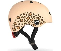 Scoot and Ride Scoot &amp; Ride Kask XXS-S Leopard dviratis