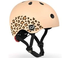Scoot and Ride Scoot &amp; Ride Kask XXS-S Leopard dviratis