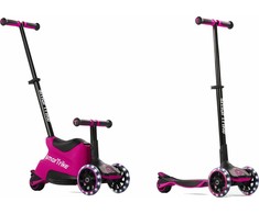 SmartTrike Xtend Ride on paspirtukas stumdukas Rožinė