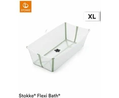 Stokke Flexi Bath - X-Large sulankstoma kūdikio vonelė | Skaidri žalia