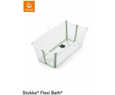 Stokke Flexi Bath - sulankstoma vaikiška vonelė | Skaidri žalia