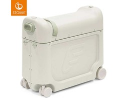 Kelioninis Stokke JetKids BedBox – vaikiškas lagaminas su lovos funkcija | Jūros žalia
