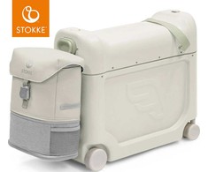 Stokke JetKids - komplektas kelioninis BedBox + Crew Backpack | Sea Žalias