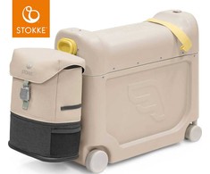 Stokke JetKids - komplektas kelioninis BedBox + Crew Backpack | Moonglow Baltas