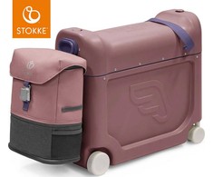 Stokke JetKids - komplektas kelioninis BedBox + Crew Backpack | Hazy Lilac