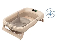 Sulankstoma kūdikio vonelė su termometru „Maxi-Cosi Indigo Plus“, rusvos spalvos