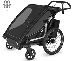 Thule Chariot Sport 2 Dviguba dviračio priekaba | G3 juoda