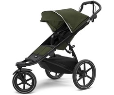 THULE Urban Glide 2 bėgimo vežimėlis | Juodas/žalias (Juodas/Cypress Žalias)