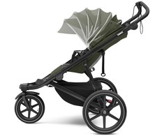 THULE Urban Glide 2 bėgimo vežimėlis | Juodas/žalias (Juodas/Cypress Žalias)