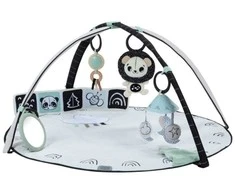 Tiny Love Decor Baby Gym Su mediniu stovu juoda-balta