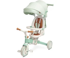 Triratukas ir balansinis dviratukas viename Caretero Faro Toyz, Žalias